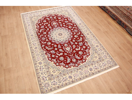 Persian carpet "Nain" 9La with Silk 303x200 cm