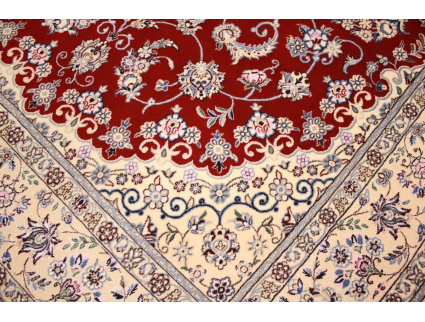 Persian carpet "Nain" 9La with Silk 303x200 cm