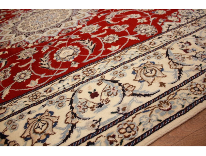 Persian carpet "Nain" 9La with Silk 298x198 cm