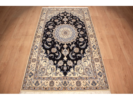 Perserteppich Nain 207x120 cm Blau