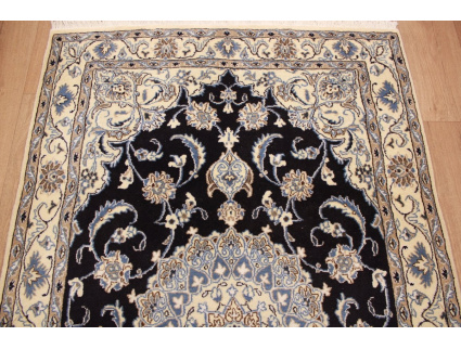 Persian carpet Nain 207x120 cm Blue