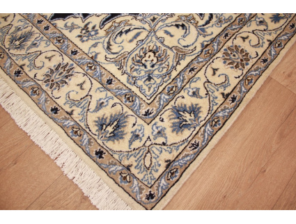 Persian carpet Nain 207x120 cm Blue