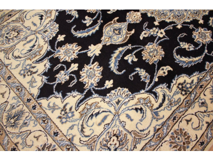 Persian carpet Nain 207x120 cm Blue