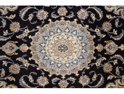 Persian carpet Nain 207x120 cm Blue