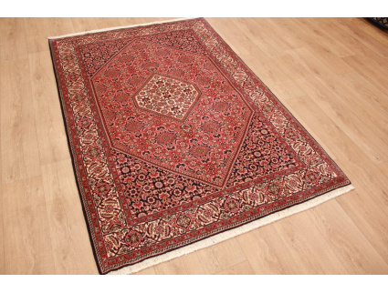 Perserteppich Bidjar Orient Teppich 206x139 cm Rot