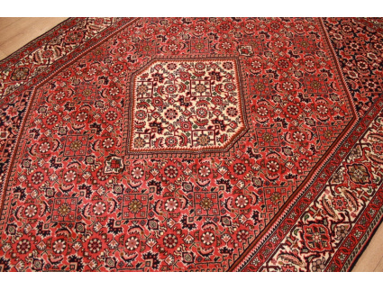 Persian carpet Bidjar oriental rug 206x139 cm Red