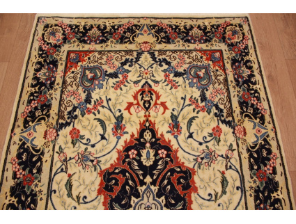 Persian carpet Yazd virgin wool 201x118 cm Beige