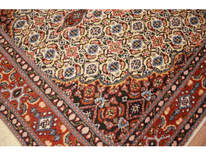 Persian carpet Moud with silk 144x97 cm Beige