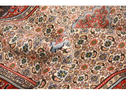 Persian carpet Moud with silk 145x95 cm Beige