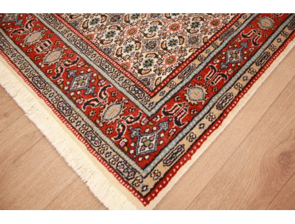 Persian carpet Moud with silk 145x95 cm Beige