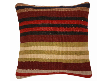 Oriental Kilim Pillow cushion natural colors & wool ca. 40x40 cm