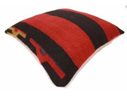 Oriental Kilim Pillow cushion natural colors & wool ca. 40x40 cm