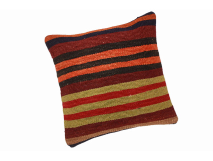 Oriental Kilim Pillow cushion natural colors & wool ca. 40x40 cm