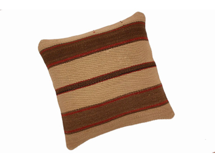 Oriental Kilim Pillow cushion natural colors & wool ca. 40x40 cm