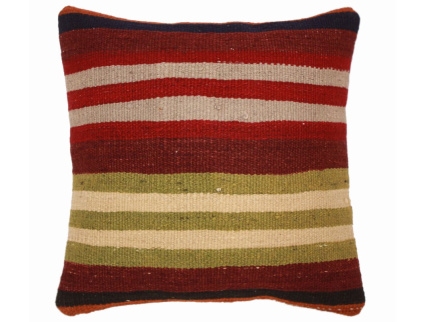 Oriental Kilim Pillow cushion natural colors & wool ca. 40x40 cm