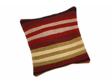 Oriental Kilim Pillow cushion natural colors & wool ca. 40x40 cm