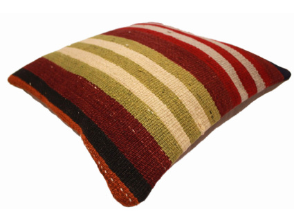 Oriental Kilim Pillow cushion natural colors & wool ca. 40x40 cm