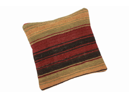 Oriental Kilim Pillow cushion natural colors & wool ca. 40x40 cm