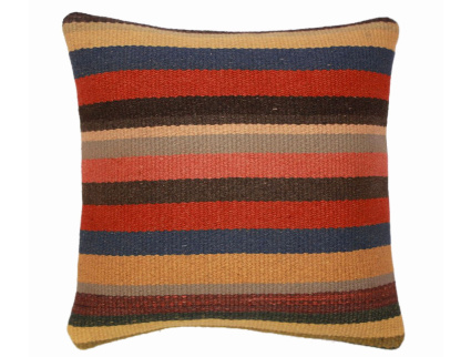 Oriental Kilim Pillow cushion natural colors & wool ca. 40x40 cm