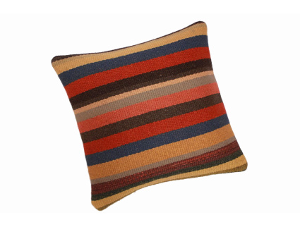 Oriental Kilim Pillow cushion natural colors & wool ca. 40x40 cm