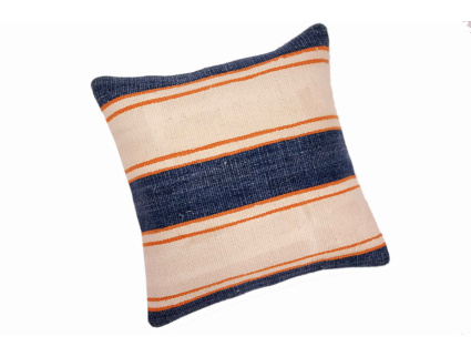 Oriental Kilim Pillow cushion natural colors & wool ca. 40x40 cm