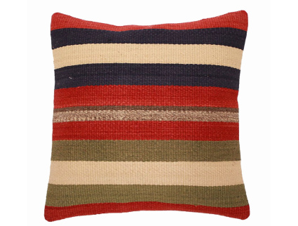 Oriental Kilim Pillow cushion natural colors & wool ca. 40x40 cm