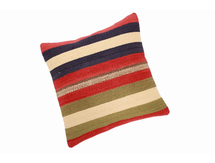 Oriental Kilim Pillow cushion natural colors & wool ca. 40x40 cm