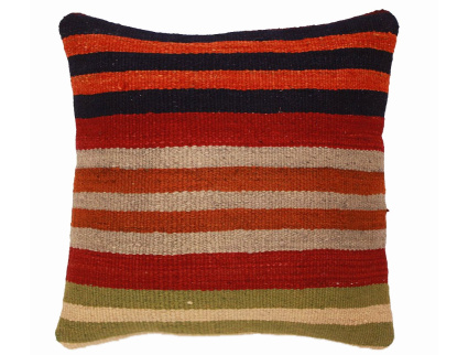 Oriental Kilim Pillow cushion natural colors & wool ca. 40x40 cm