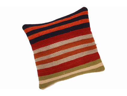 Oriental Kilim Pillow cushion natural colors & wool ca. 40x40 cm