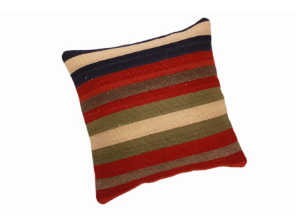 Oriental Kilim Pillow cushion natural colors & wool ca. 40x40 cm