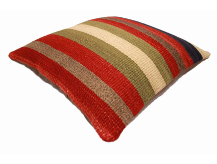 Oriental Kilim Pillow cushion natural colors & wool ca. 40x40 cm