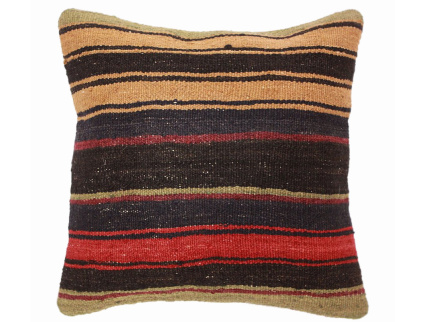 Oriental Kilim Pillow cushion natural colors & wool ca. 40x40 cm