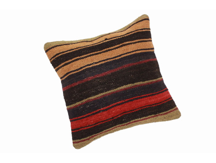 Oriental Kilim Pillow cushion natural colors & wool ca. 40x40 cm