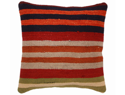 Oriental Kilim Pillow cushion natural colors & wool ca. 40x40 cm