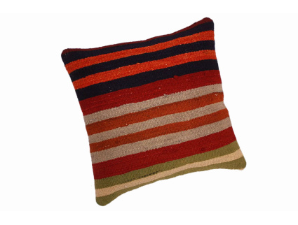 Oriental Kilim Pillow cushion natural colors & wool ca. 40x40 cm