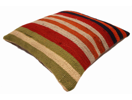 Oriental Kilim Pillow cushion natural colors & wool ca. 40x40 cm