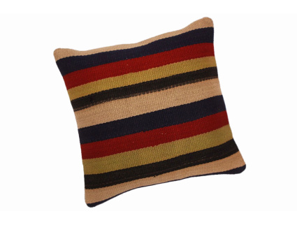 Oriental Kilim Pillow cushion natural colors & wool ca. 40x40 cm