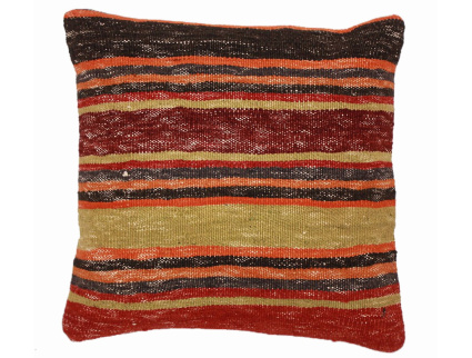 Oriental Kilim Pillow cushion natural colors & wool ca. 40x40 cm