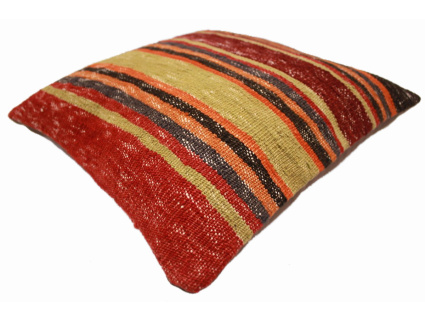 Oriental Kilim Pillow cushion natural colors & wool ca. 40x40 cm