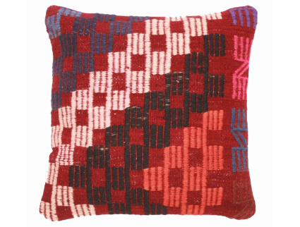 Oriental Kilim Pillow cushion natural colors & wool ca. 40x40 cm