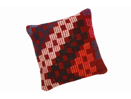 Oriental Kilim Pillow cushion natural colors & wool ca. 40x40 cm