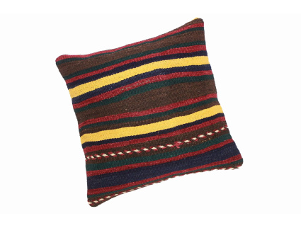 Oriental Kilim Pillow cushion natural colors & wool ca. 40x40 cm