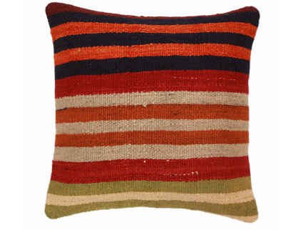 Oriental Kilim Pillow cushion natural colors & wool ca. 40x40 cm