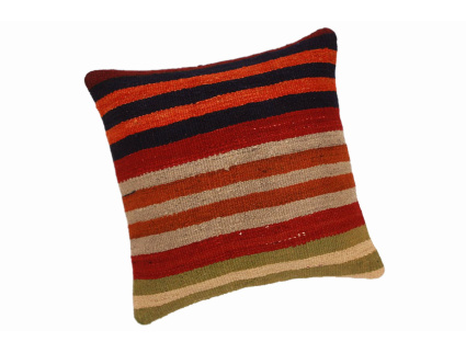 Oriental Kilim Pillow cushion natural colors & wool ca. 40x40 cm