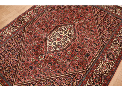 Perserteppich Bidjar Orient Teppich 201x140 cm Rot