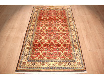 Fine Persian carpet Ghom Wool 212x123 cm Red