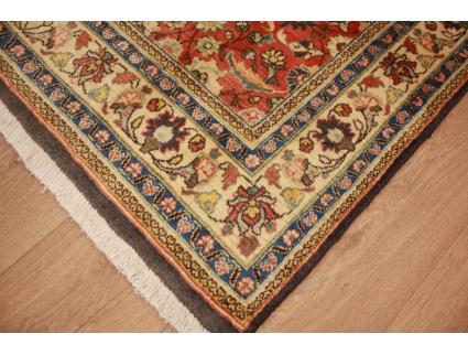 Fine Persian carpet Ghom Wool 212x123 cm Red