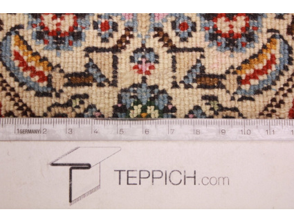 Persian carpet Moud with silk 143x92 cm Beige