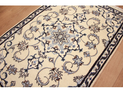 Persian carpet Nain 136x90 cm Beige