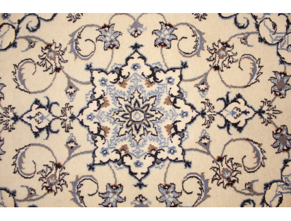 Persian carpet Nain 136x90 cm Beige